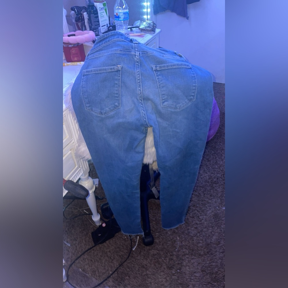 light blue jeans